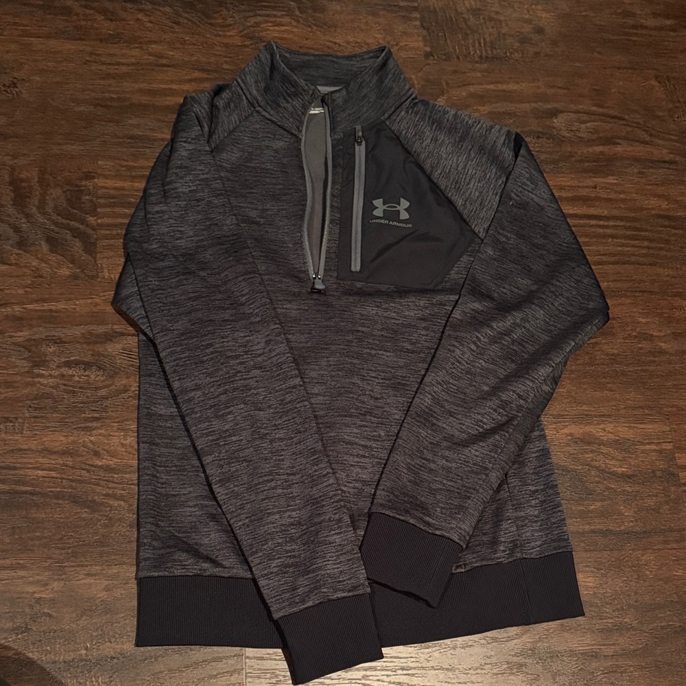 Under Armour Black and Gray Pullover